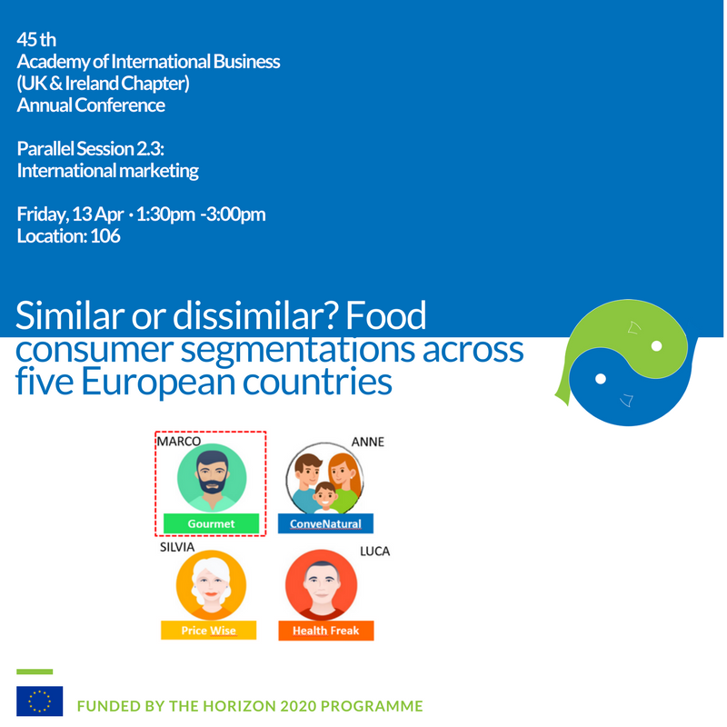 PrimeFish session consumers segmentation at AIB Annual Conference in Birmingham.